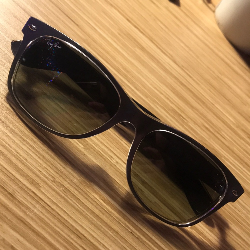 Gently worn Ray-Ban New Wayfarer sunglasses